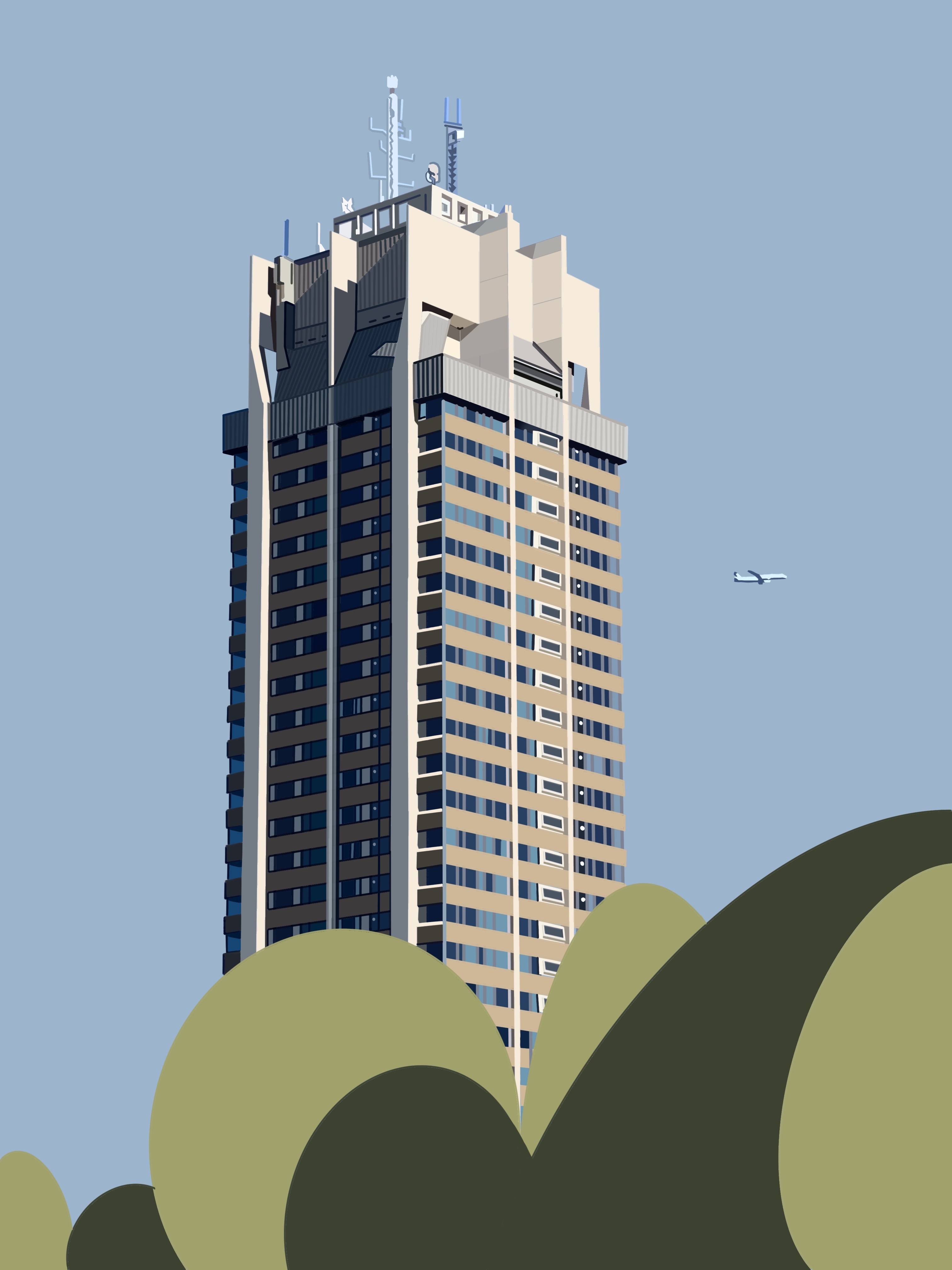 Overlooking Hyde Park
