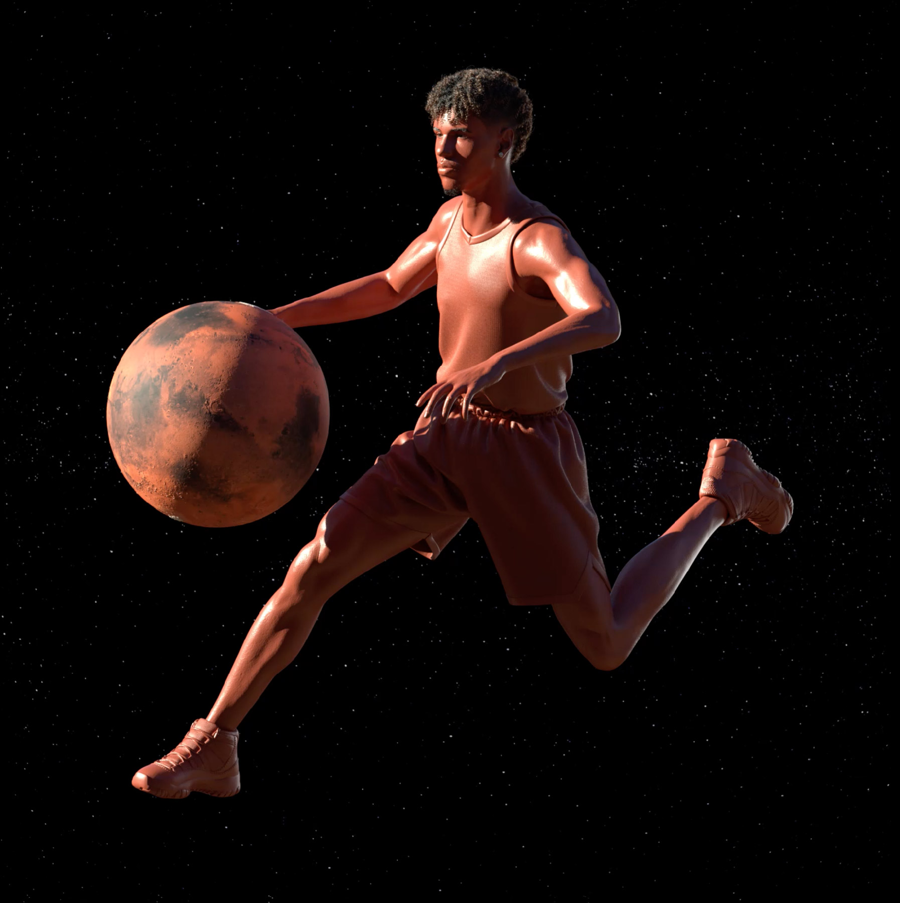 LaMelo Ball Collectibles, Type: Red Mars, ID:8255