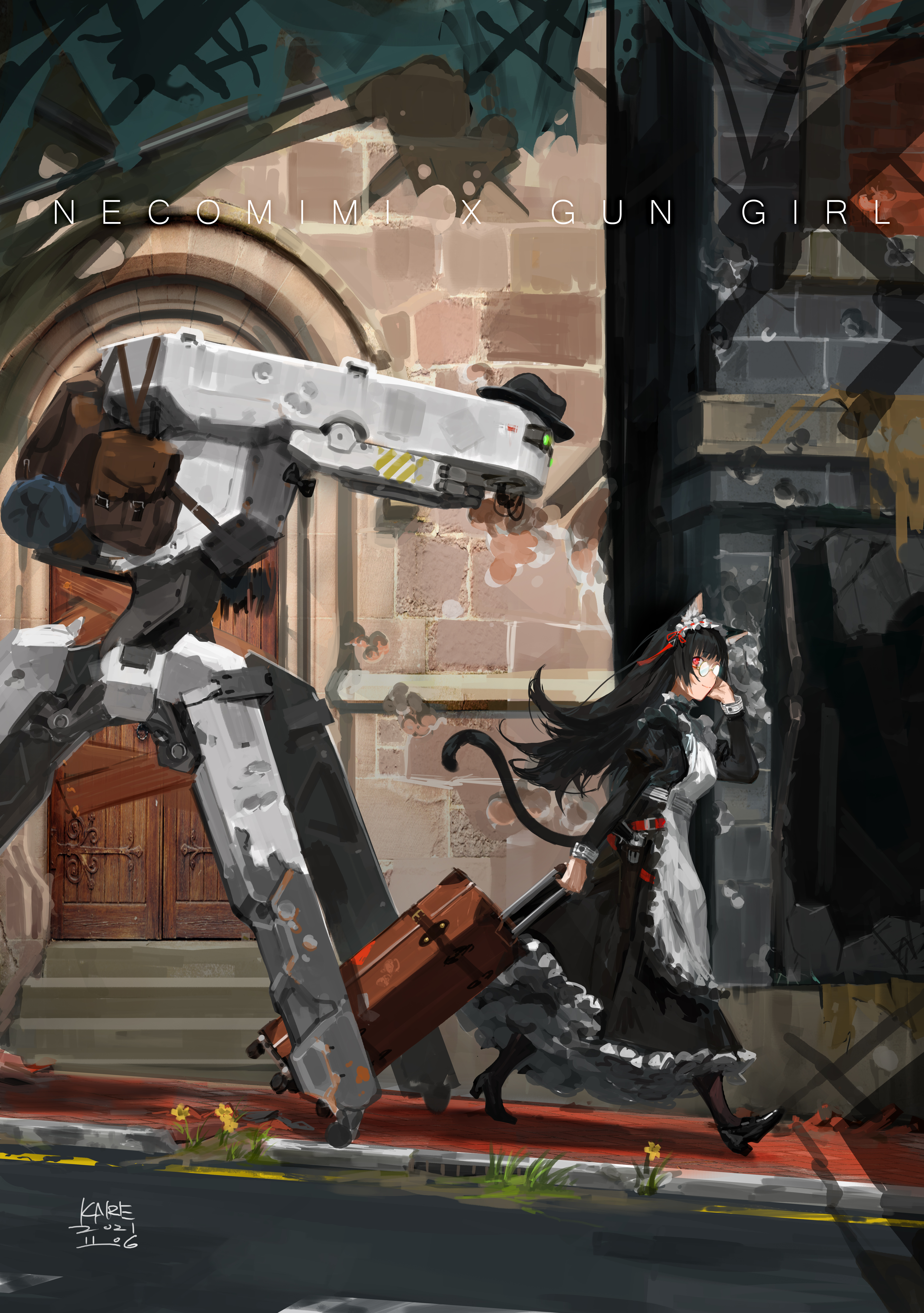 NEKOMIMI X GUN GIRL - Maid & Gentleman