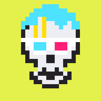 Cyber CryptoSkull #1598