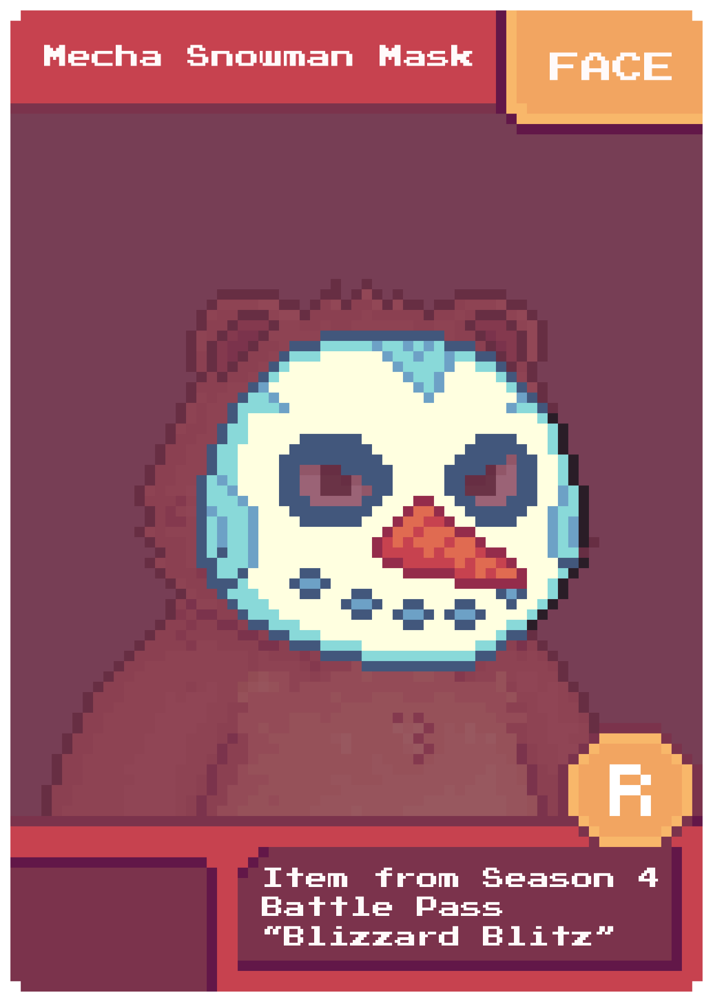 Snowman Mecha Mask