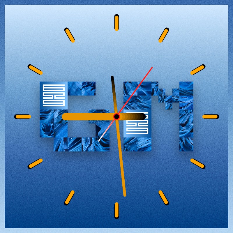 BlueGM Clock