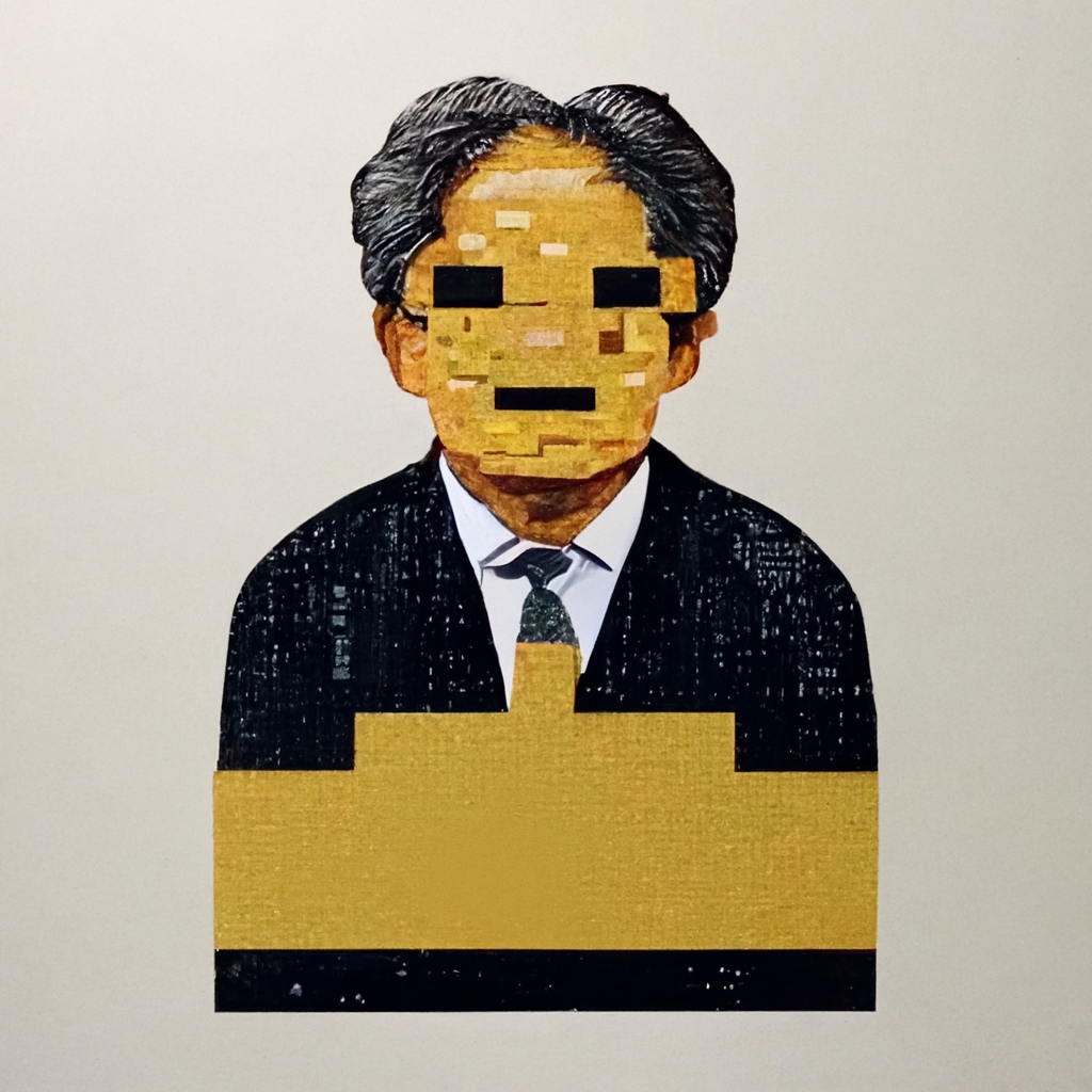 /IMAGINE: 5X5 PIXEL ART SATOSHI NAKAMOTO