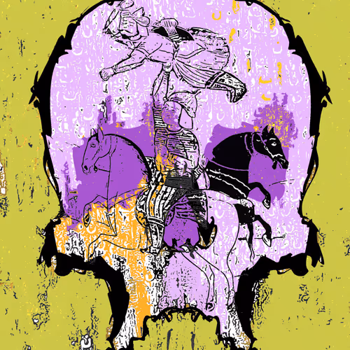 Purple Rider 2022 Farzad Kohan