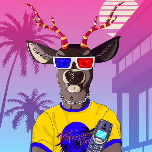 Retrowave deer #1761