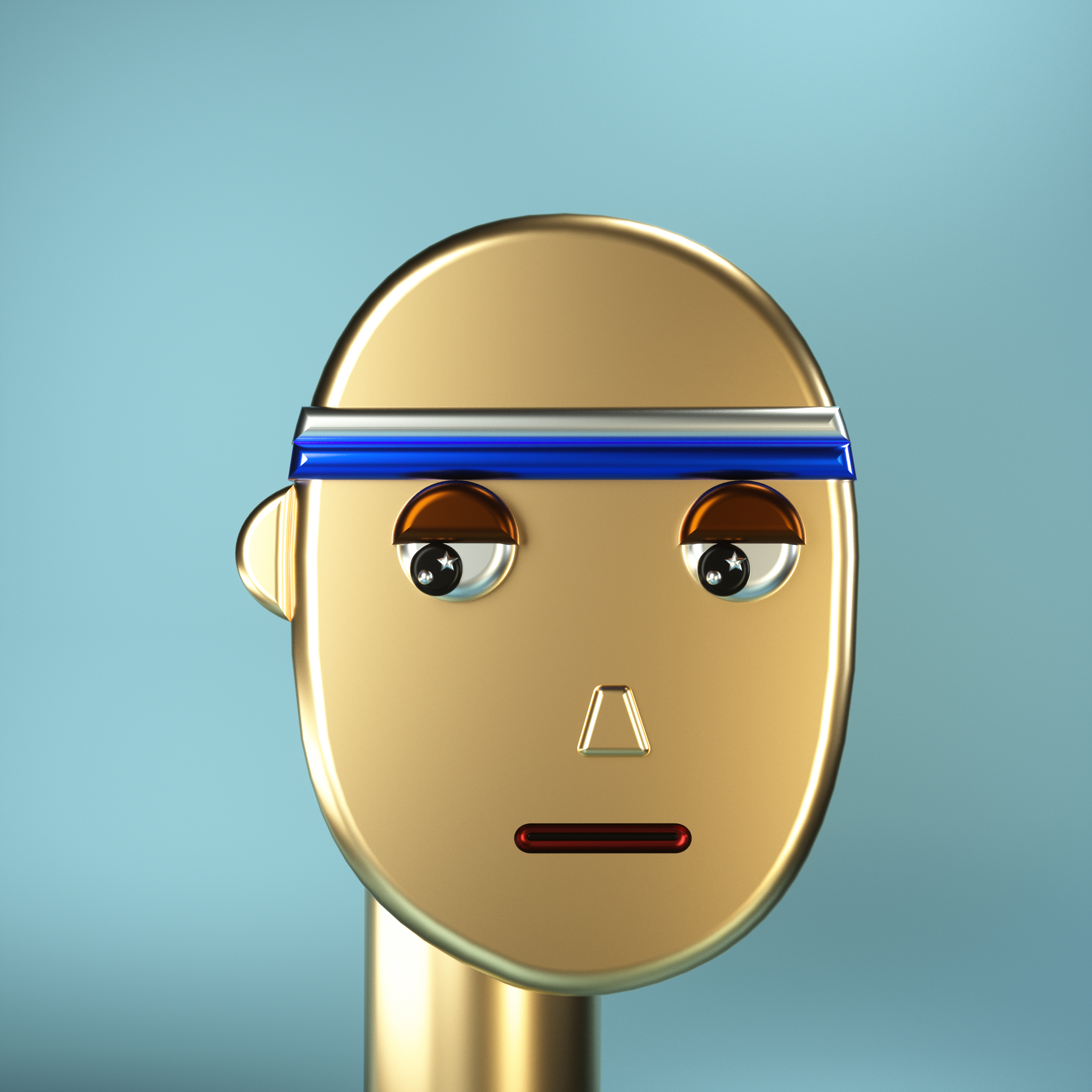 3D Chrome Punk #0107