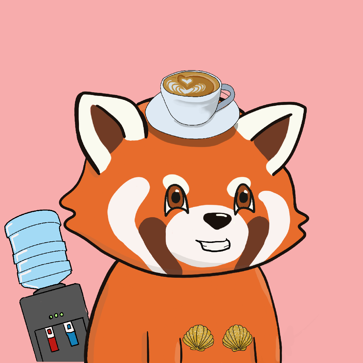 Okay Red Panda #7160