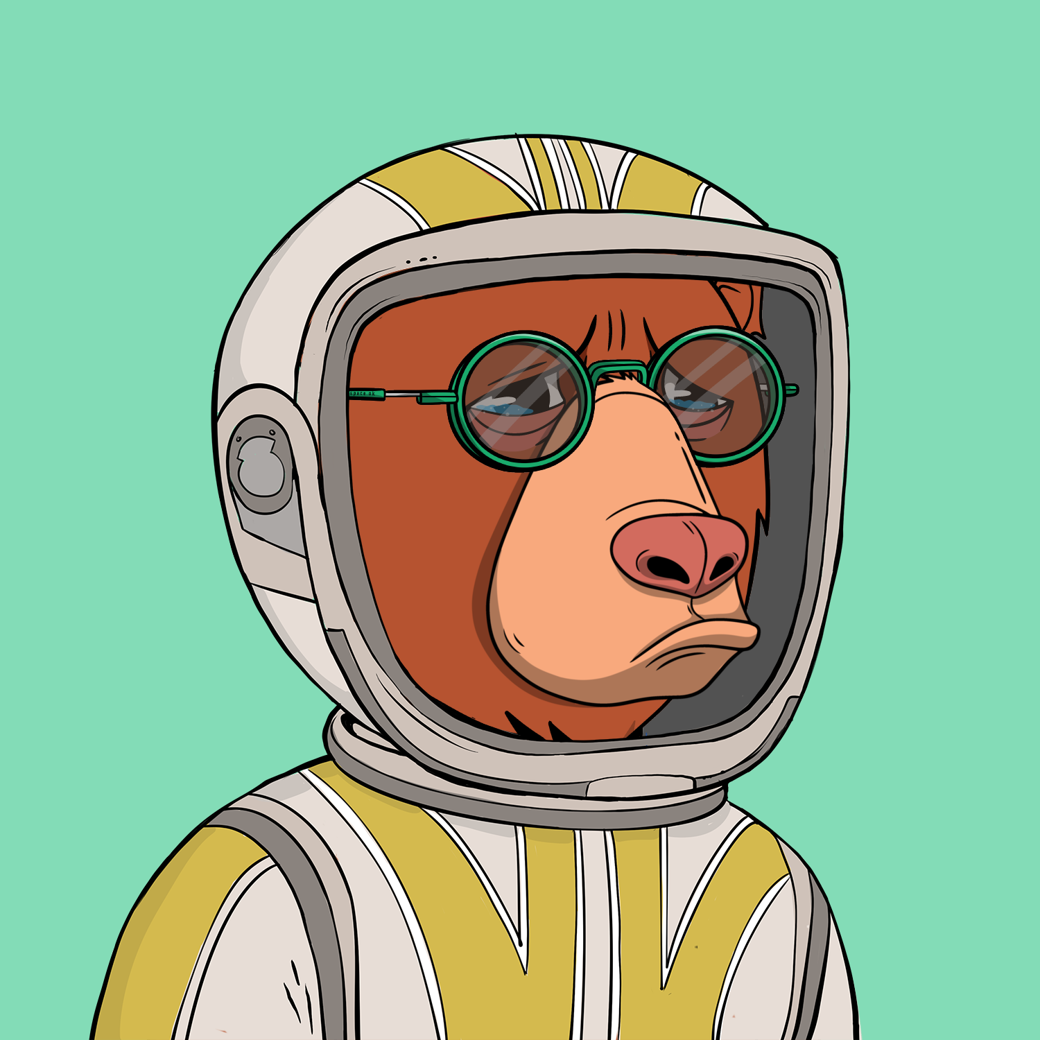Okay Space Bear #5222