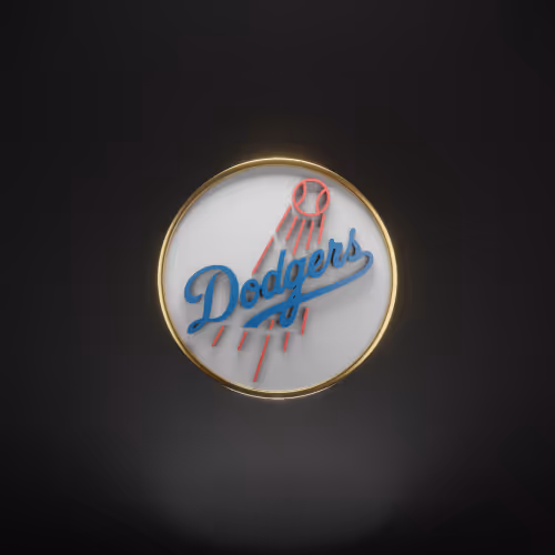Dodgers World Series Champions Medal #924/1687