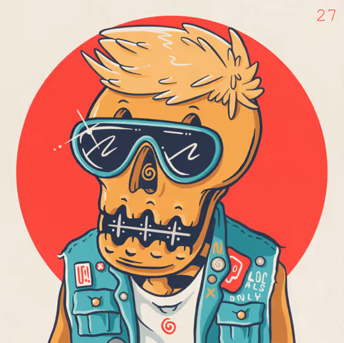 Skull Island Head #27