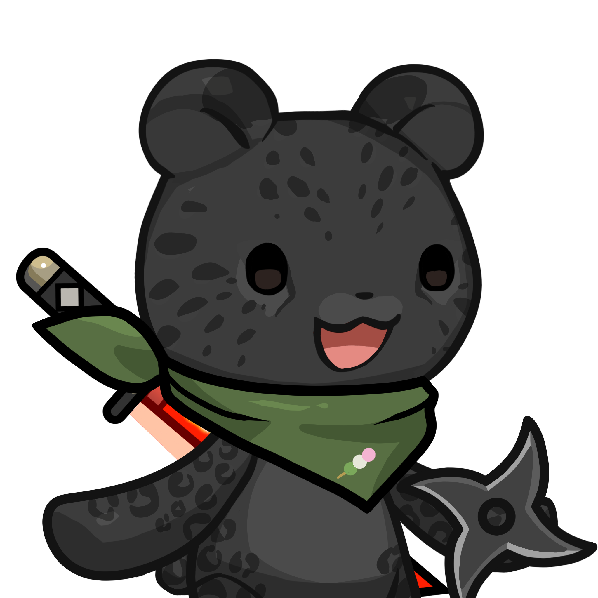 Leelee-Black leopard #19738