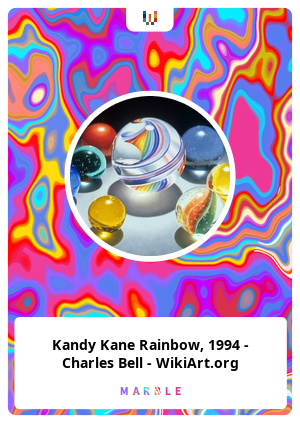 Kandy Kane Rainbow, 1994 - Charles Bell - WikiArt.org