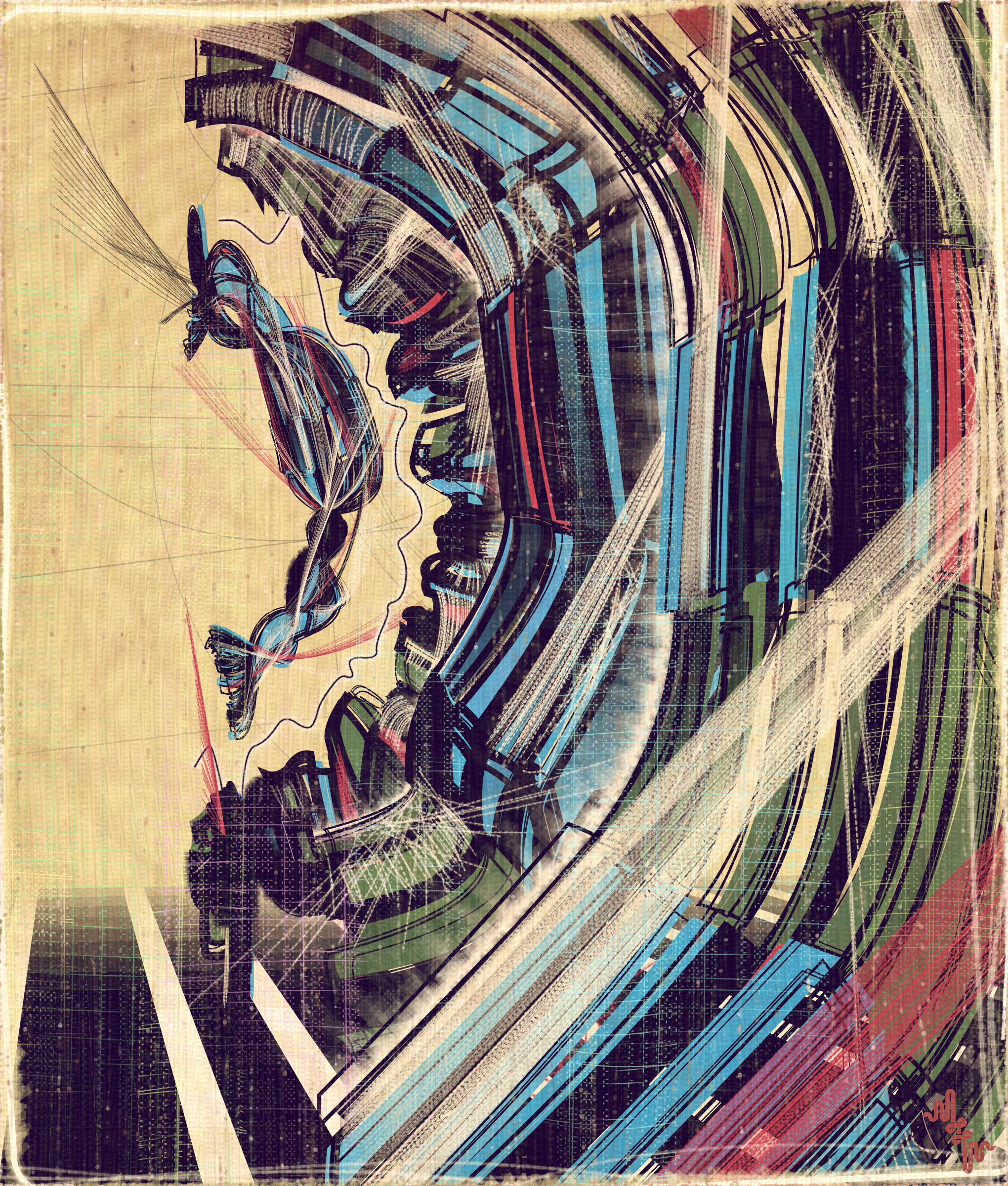 Amplitudes of Canvas #421