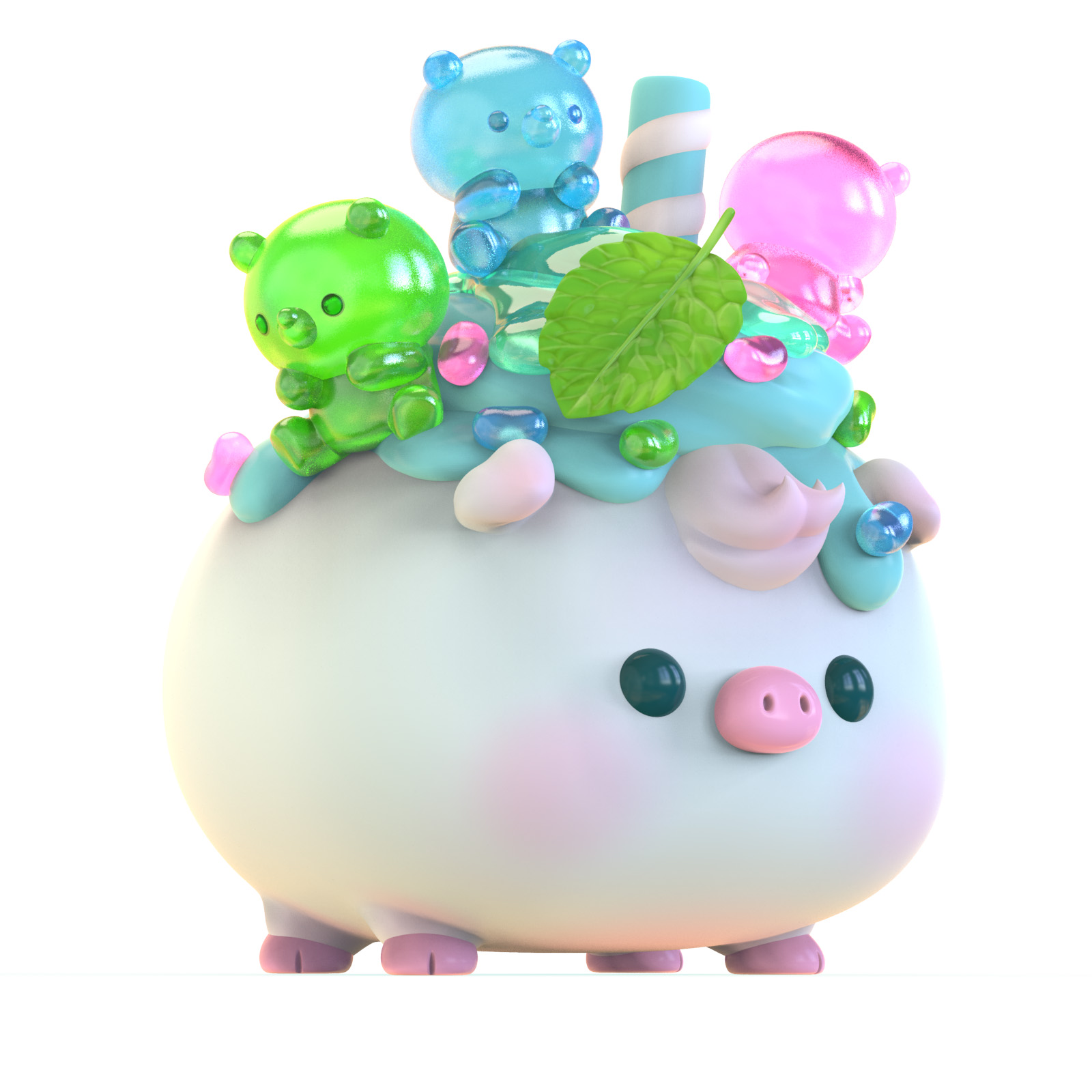 001 Booka : Jelly Bear & Bean Cupcake