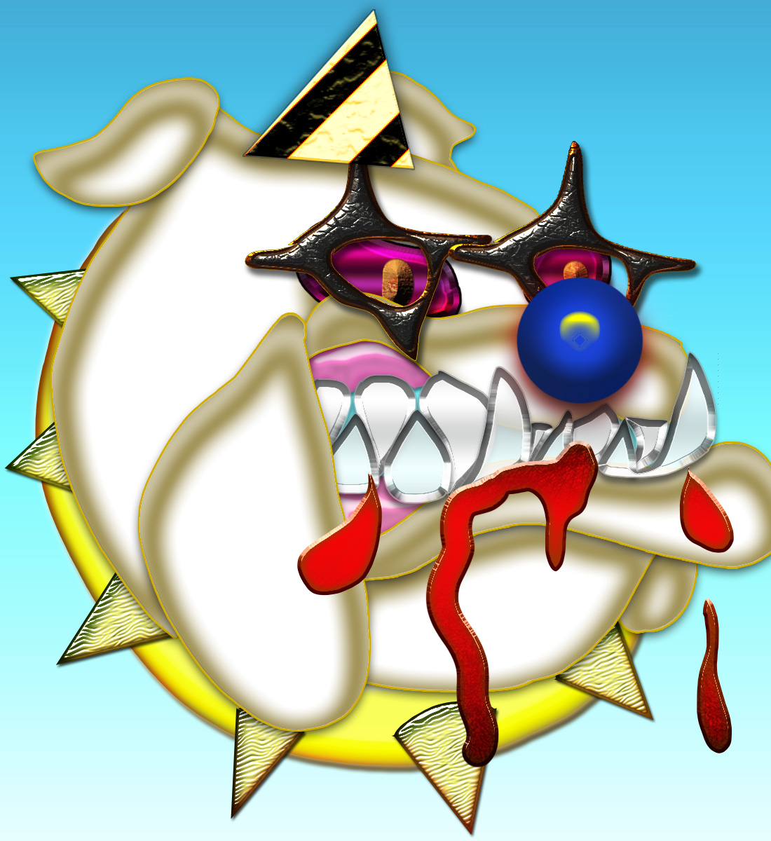 Bloody Clown pearl Gangsta #22