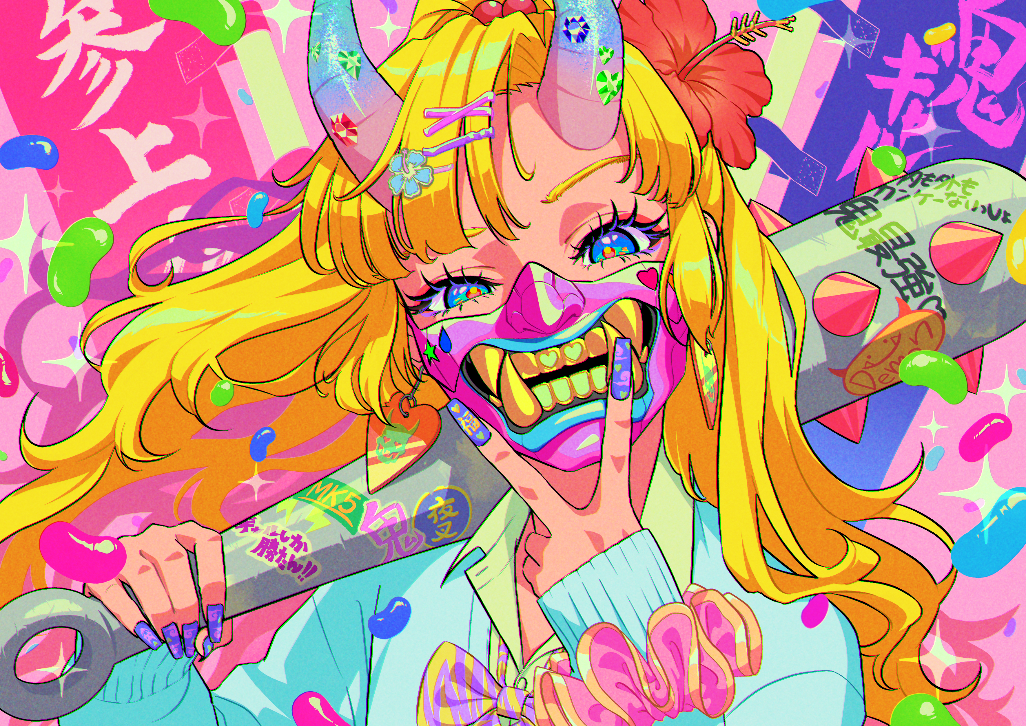 Kawaii girls collection #3 『Oni Gyaru』