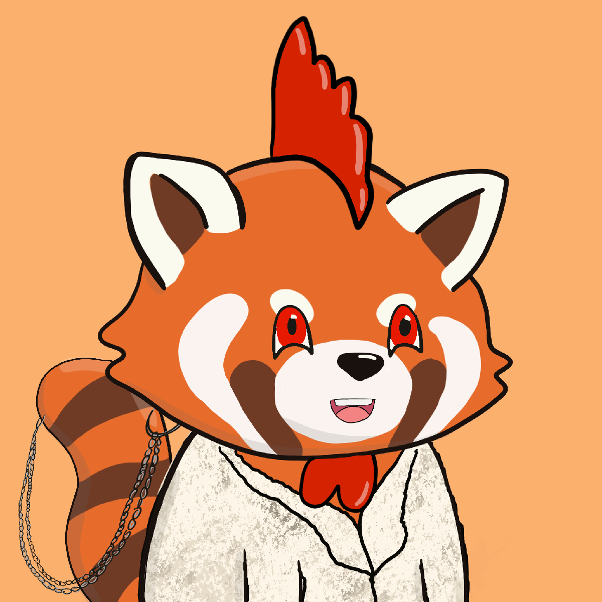 Okay Red Panda #7084
