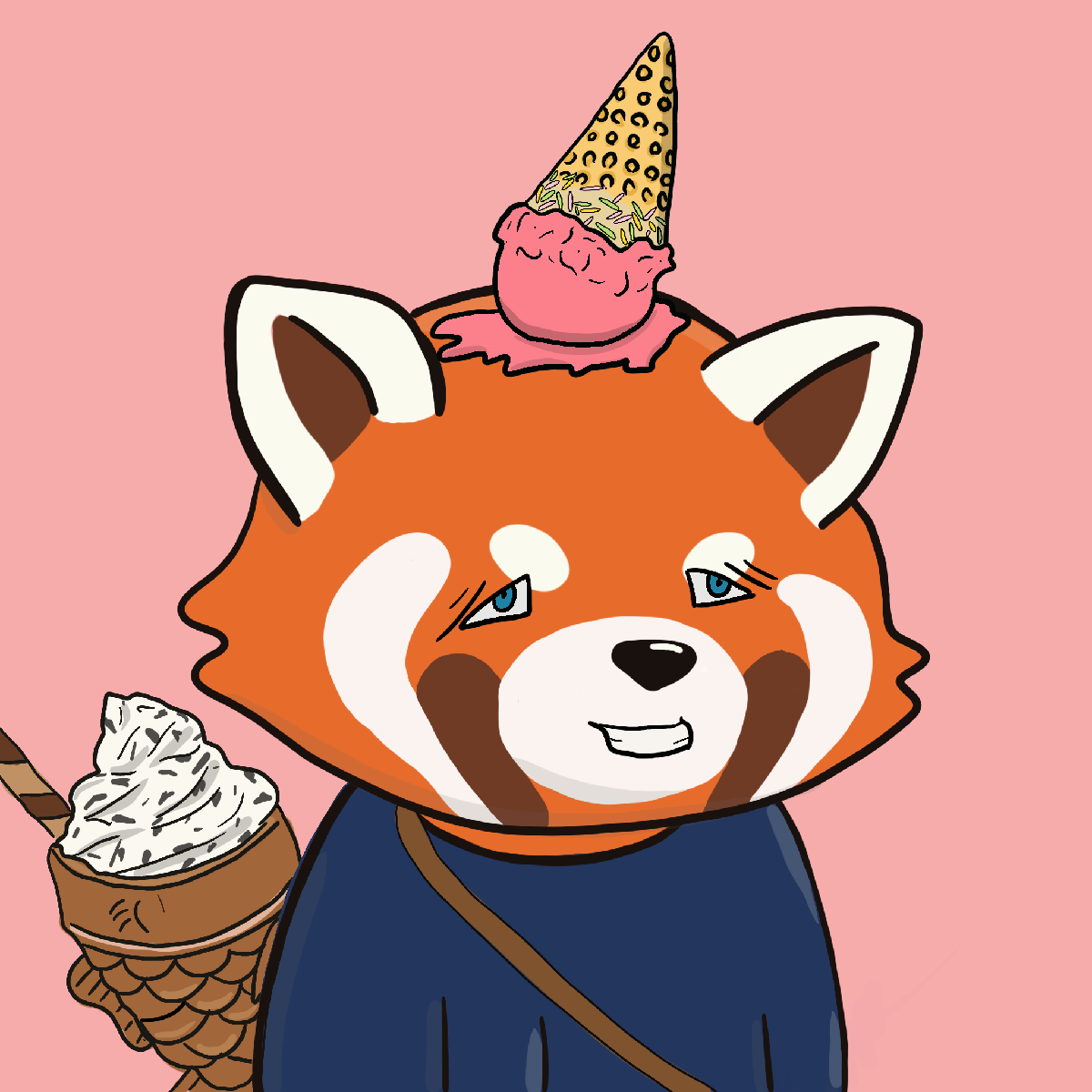 Okay Red Panda #6693