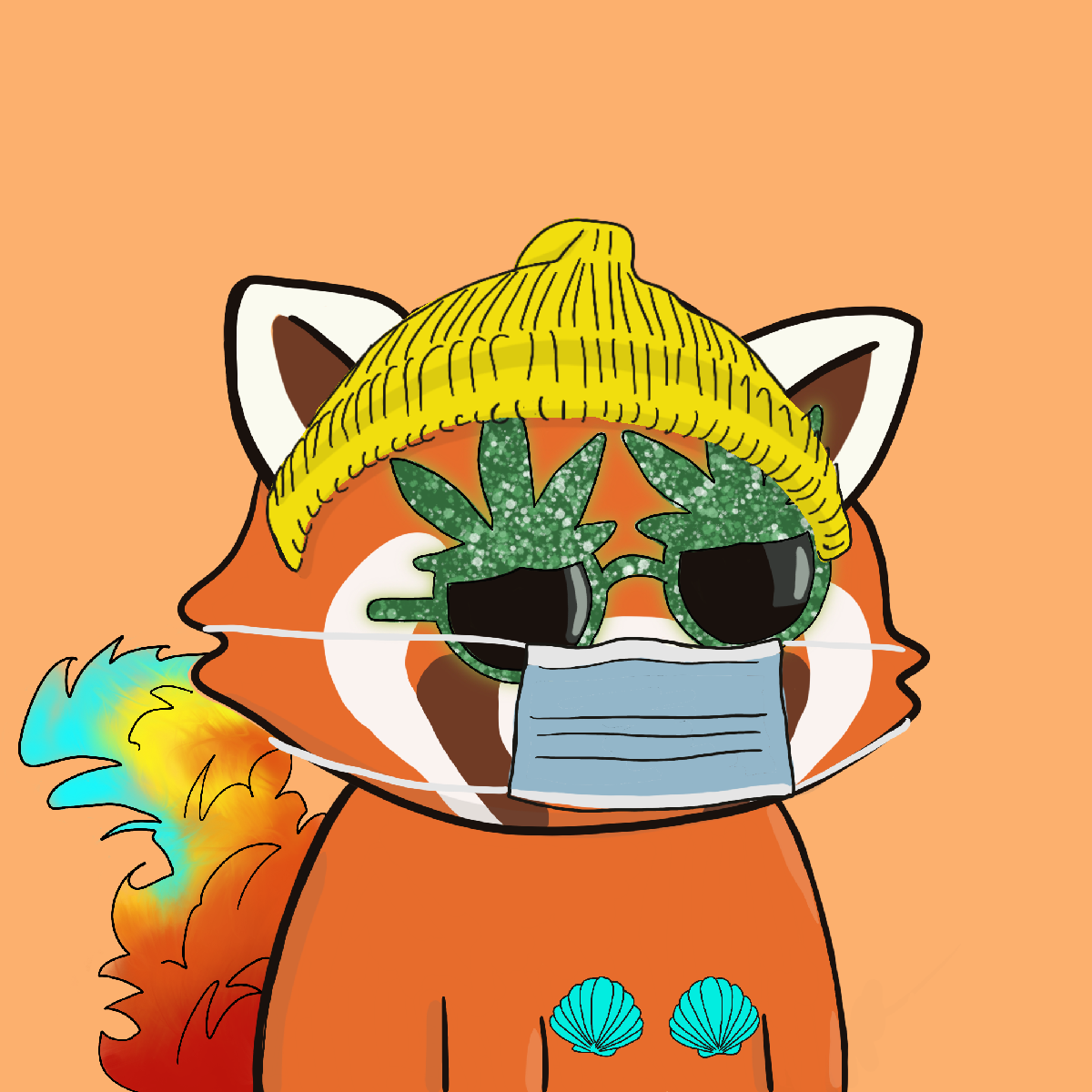 Okay Red Panda #6589