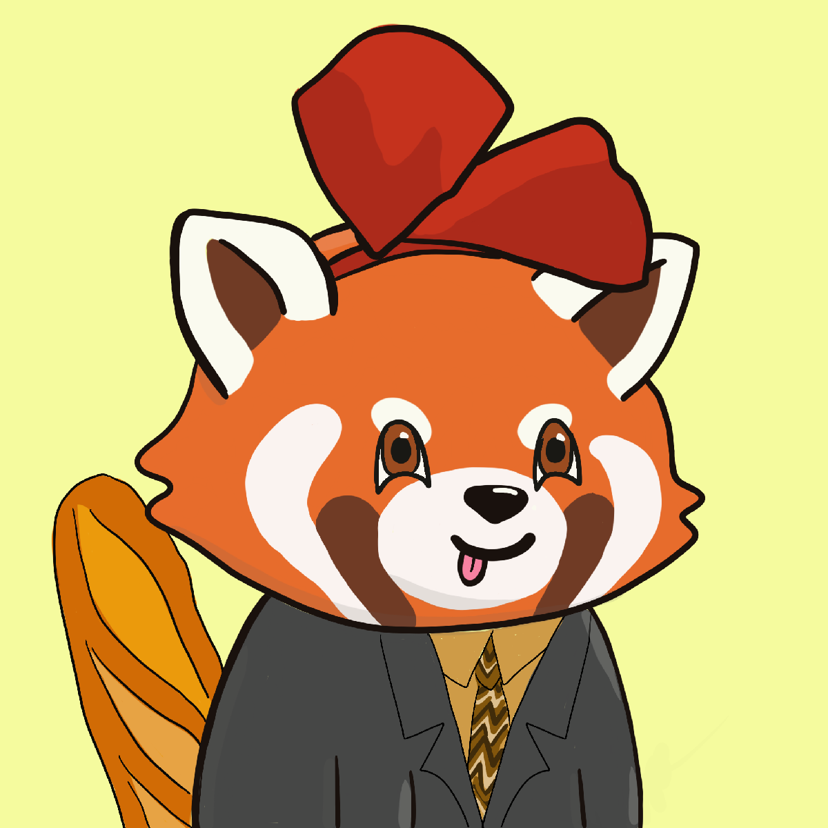 Okay Red Panda #6579