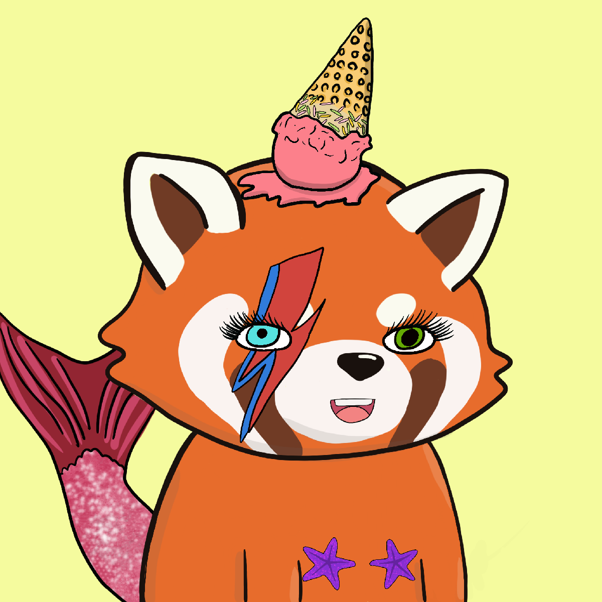 Okay Red Panda #7476