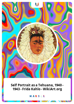 Self Portrait as a Tehuana, 1940 - 1943 - Frida Kahlo - WikiArt.org
