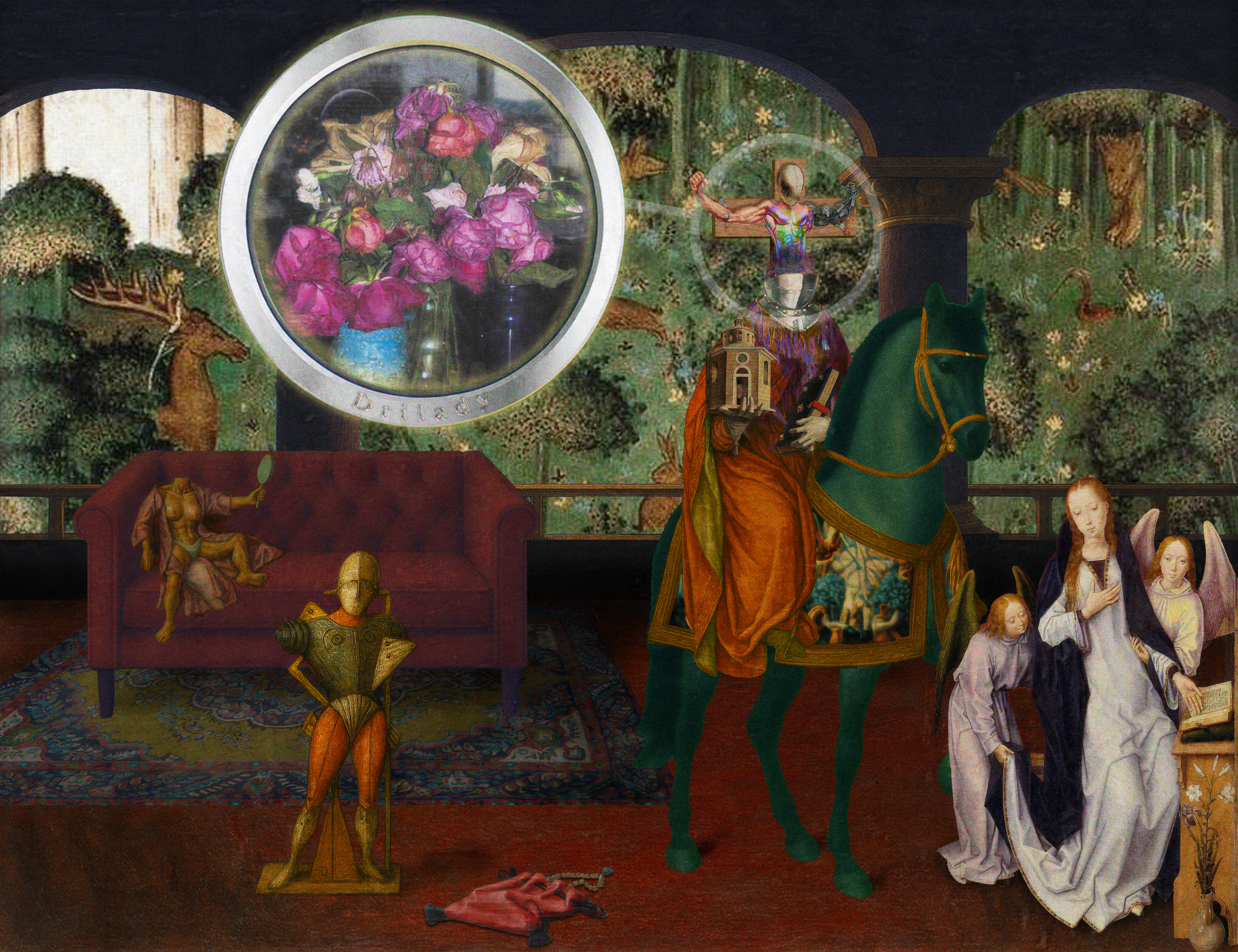 The Pilgrim’s Living Room Crucifixion; Mona Lisa Hyper-Gamble #65