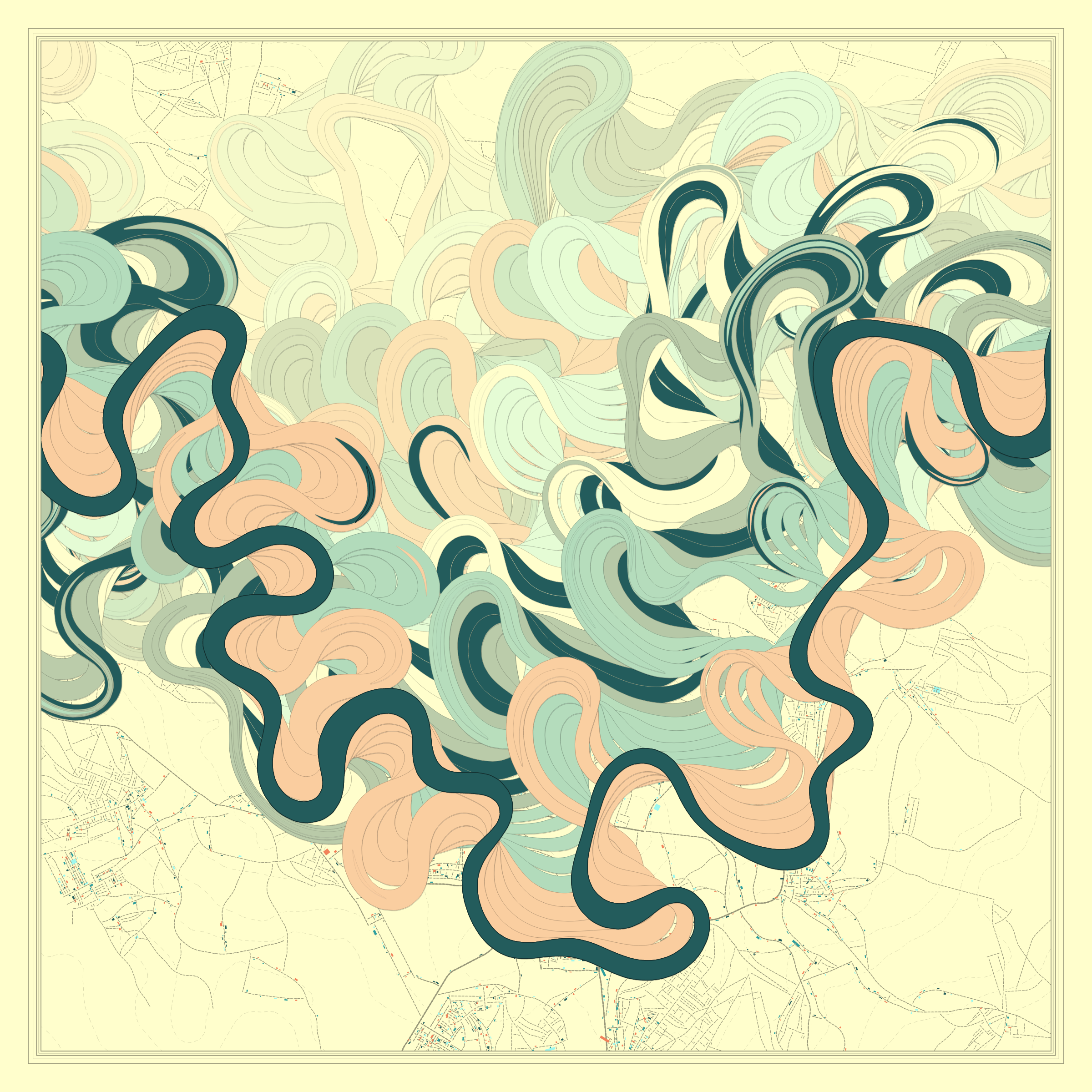 Ancient Courses of Fictional Rivers #571