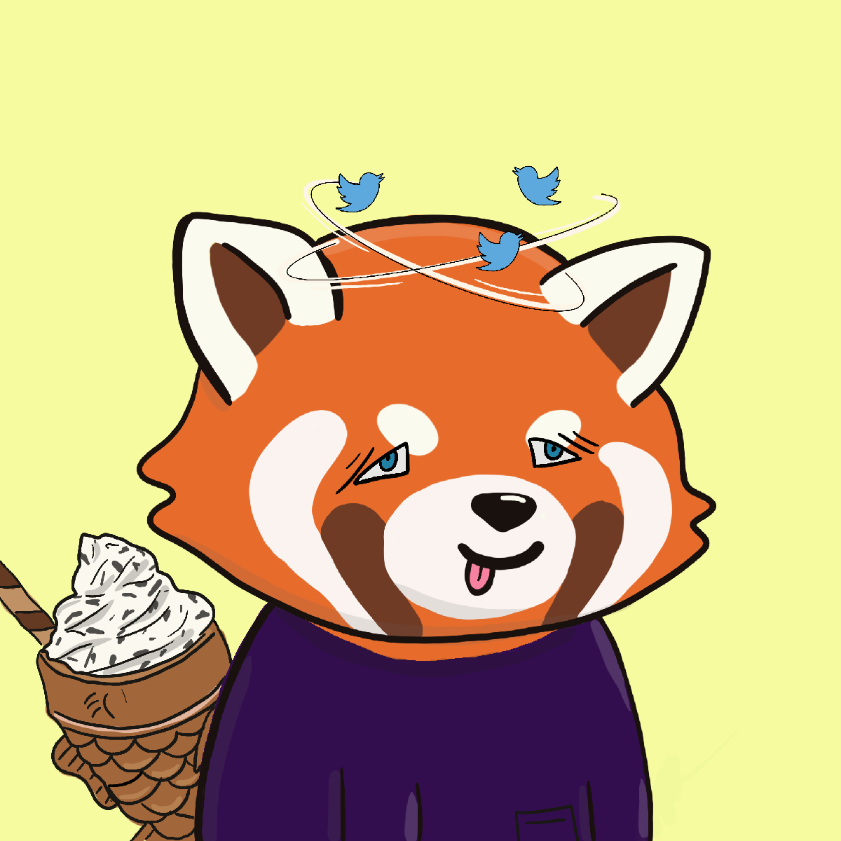 Okay Red Panda #6593