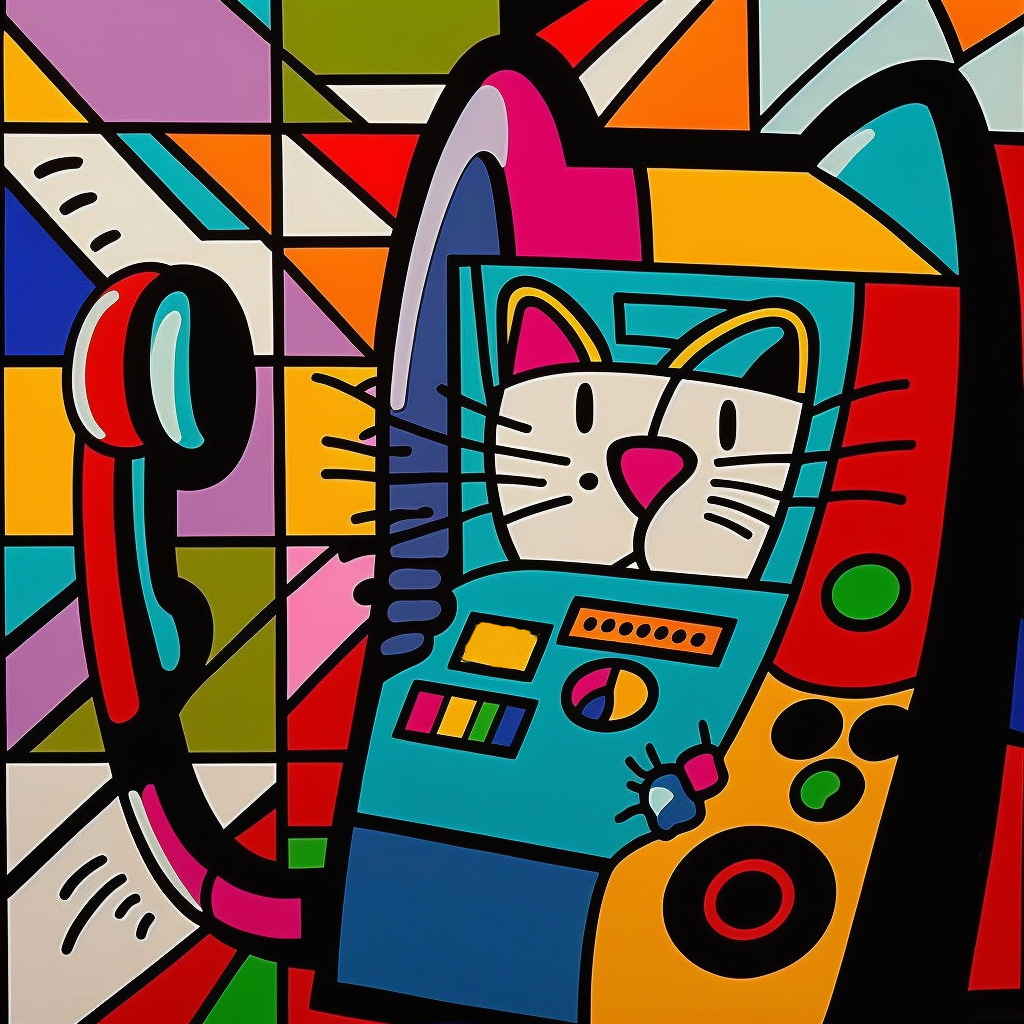 Calling Cute Cat #82
