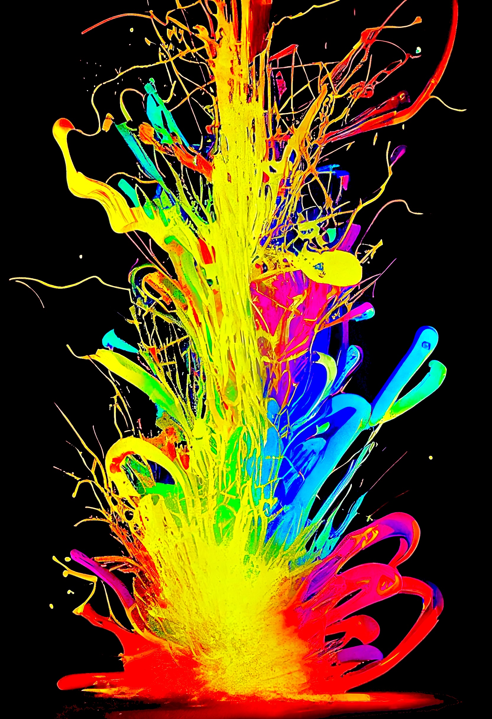 Splattered and Dripping Life
