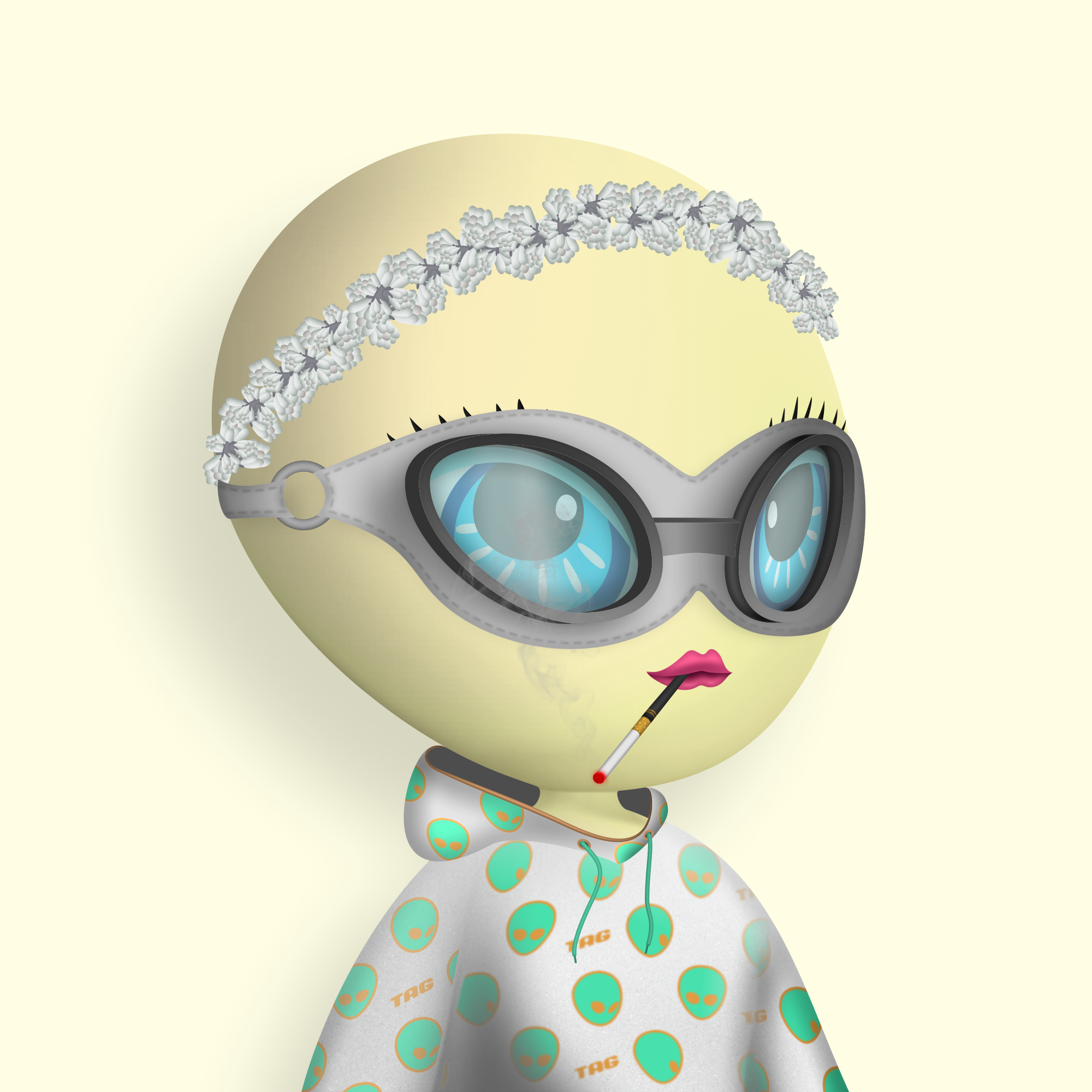 Alien Girl 888