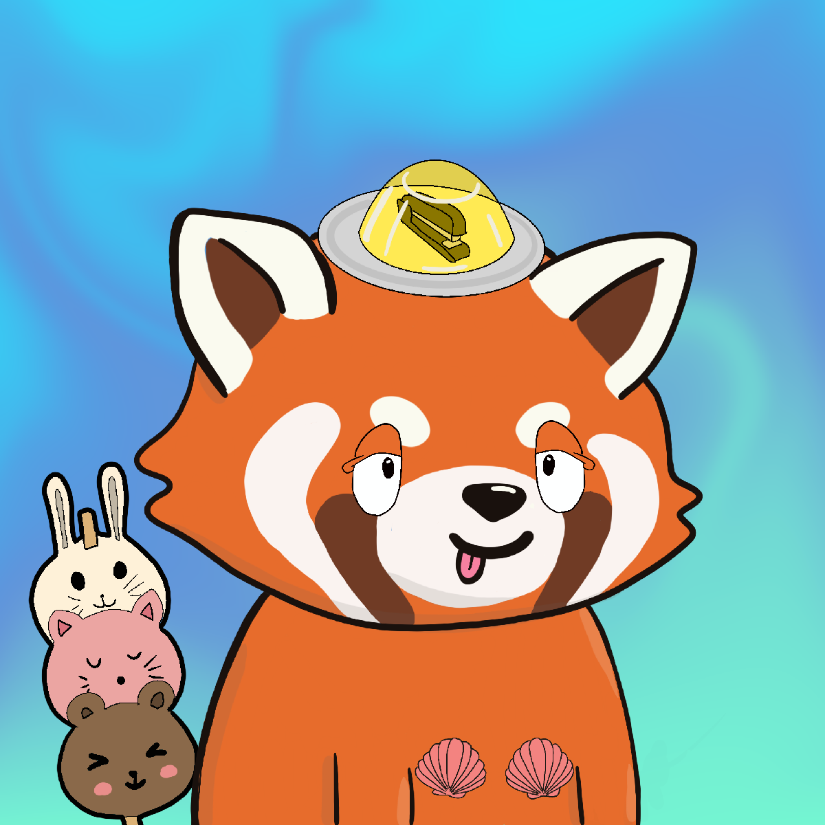 Okay Red Panda #7099