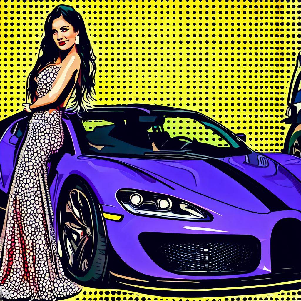 Glorious Girls with Famed Cars #101