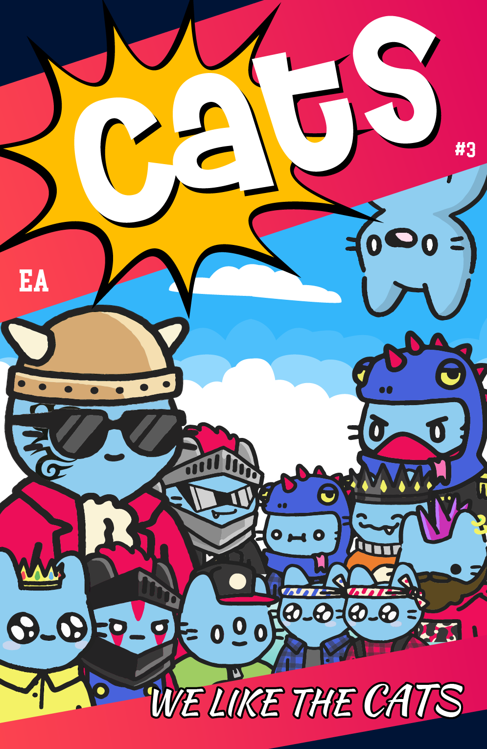 Cool Cats Comic Book Cover #204