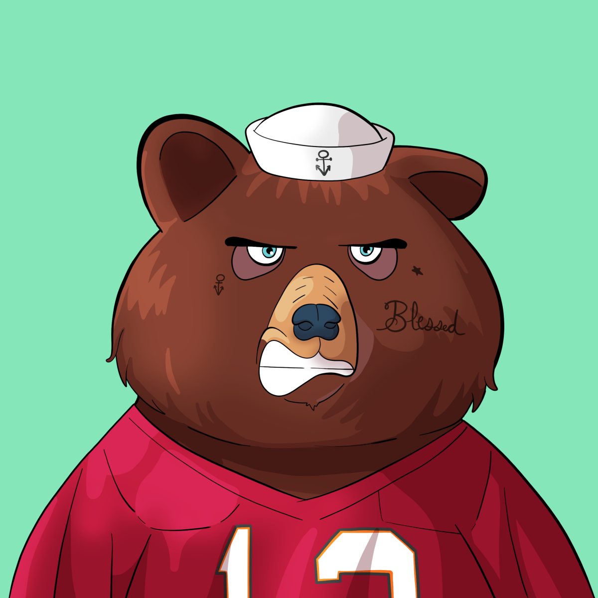 #1623 • Raggy Beefy Brown Bear