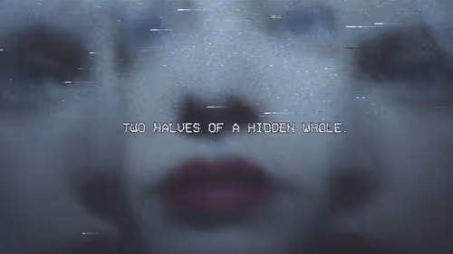 TWO HALVES OF A HIDDEN WHOLE.