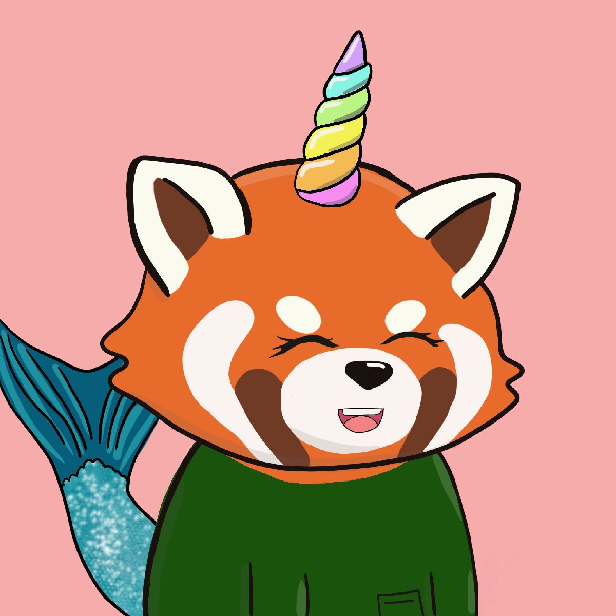 Okay Red Panda #7251