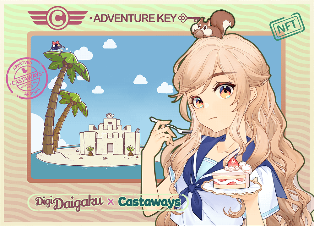 DigiDaigaku Genesis Adventure Key Castaways #1698 - Levelle