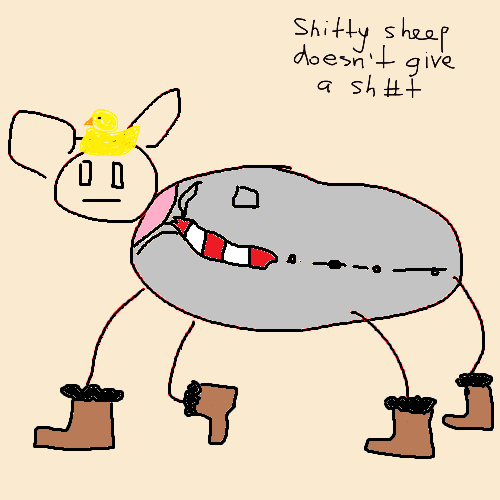 Shitty Sheep #3256
