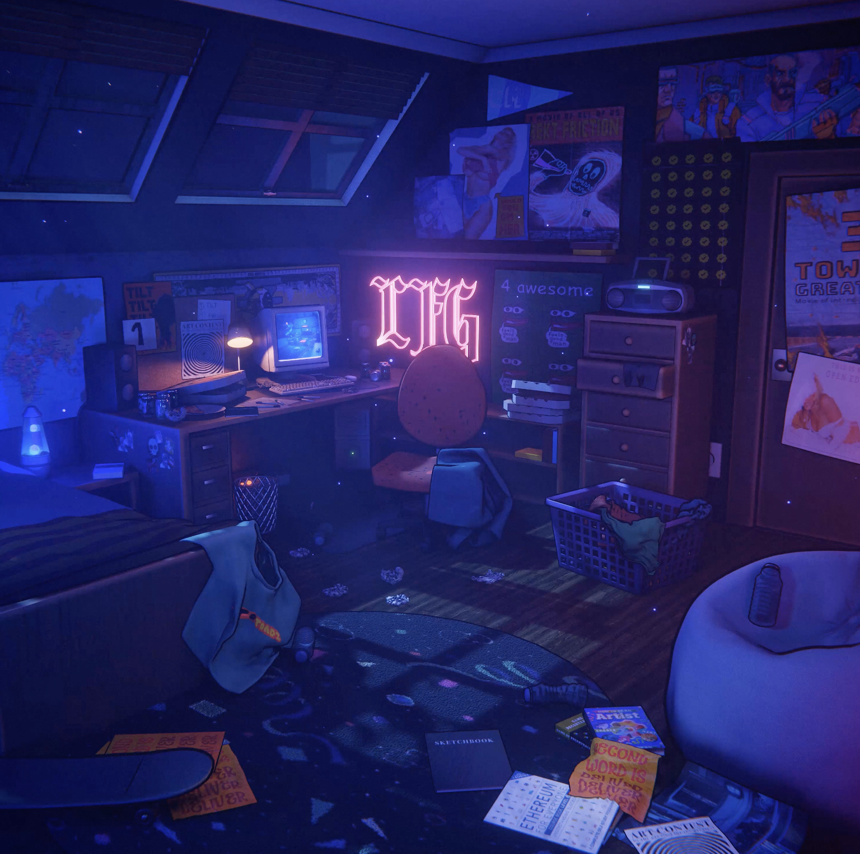 Space Room, An Artist's Den