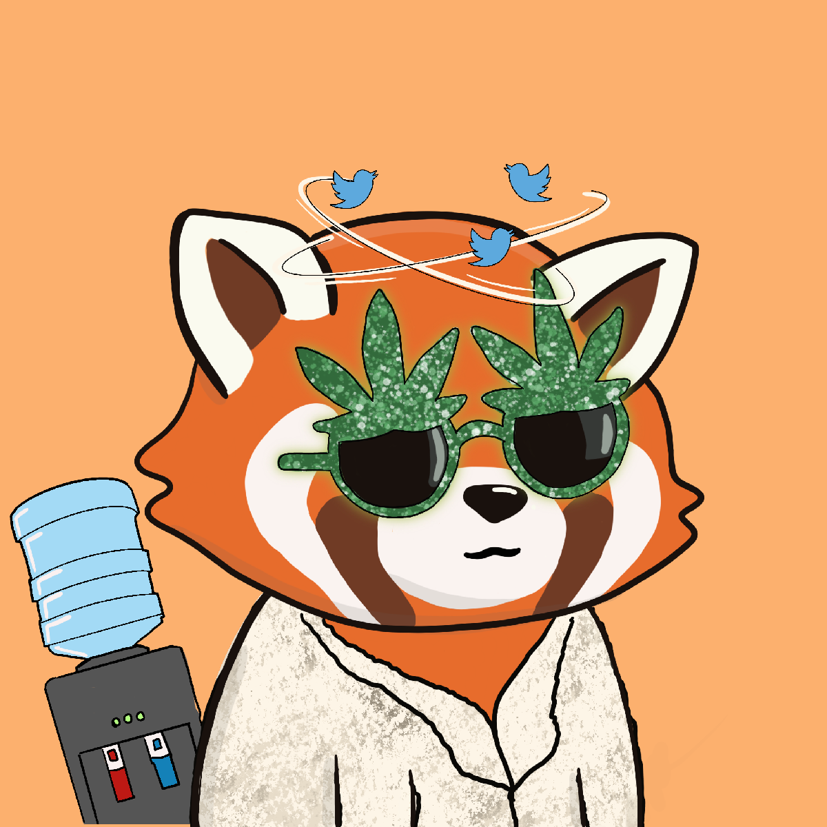 Okay Red Panda #7078