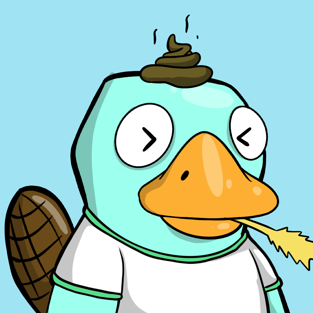 Perky Platypus  #3629