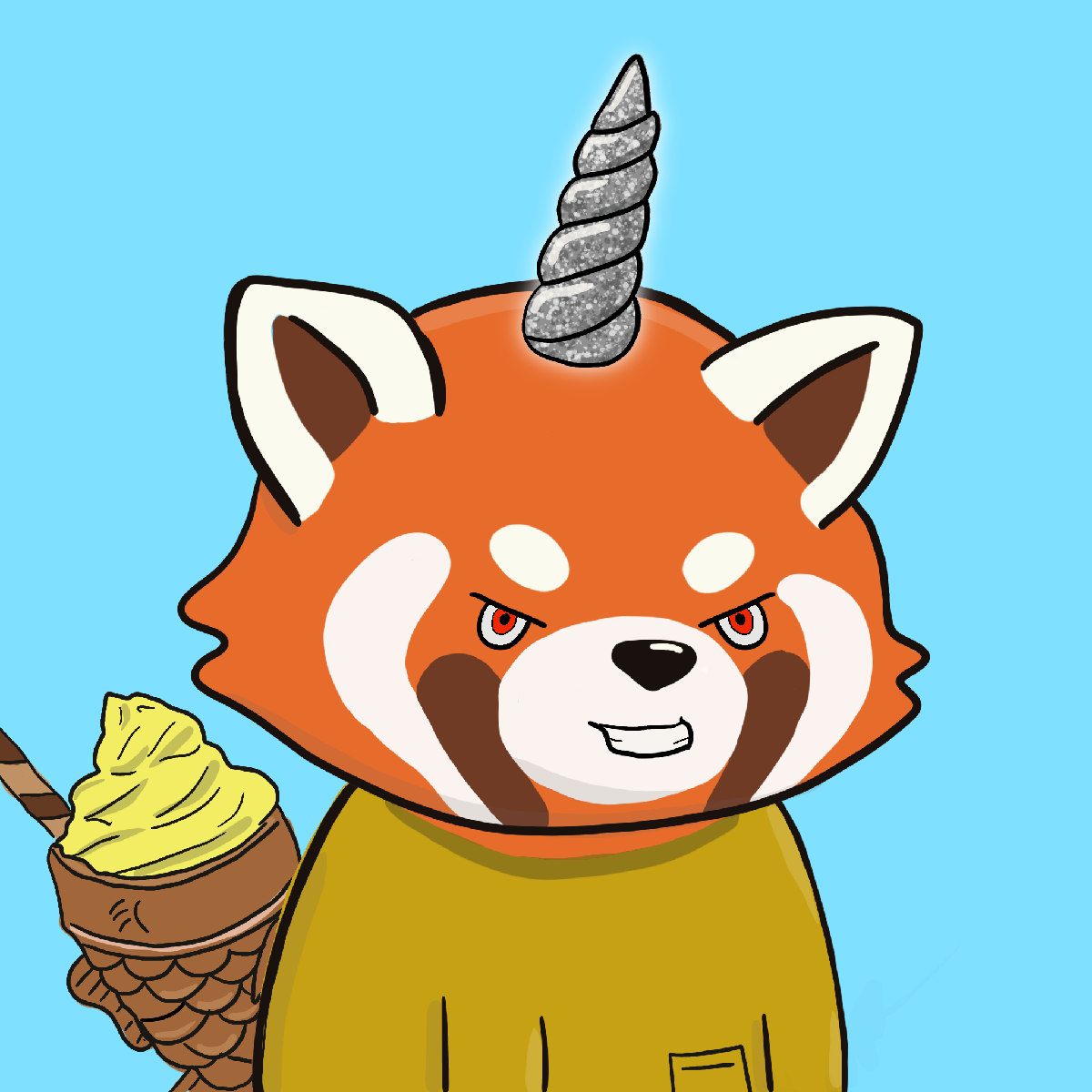 Okay Red Panda #6599