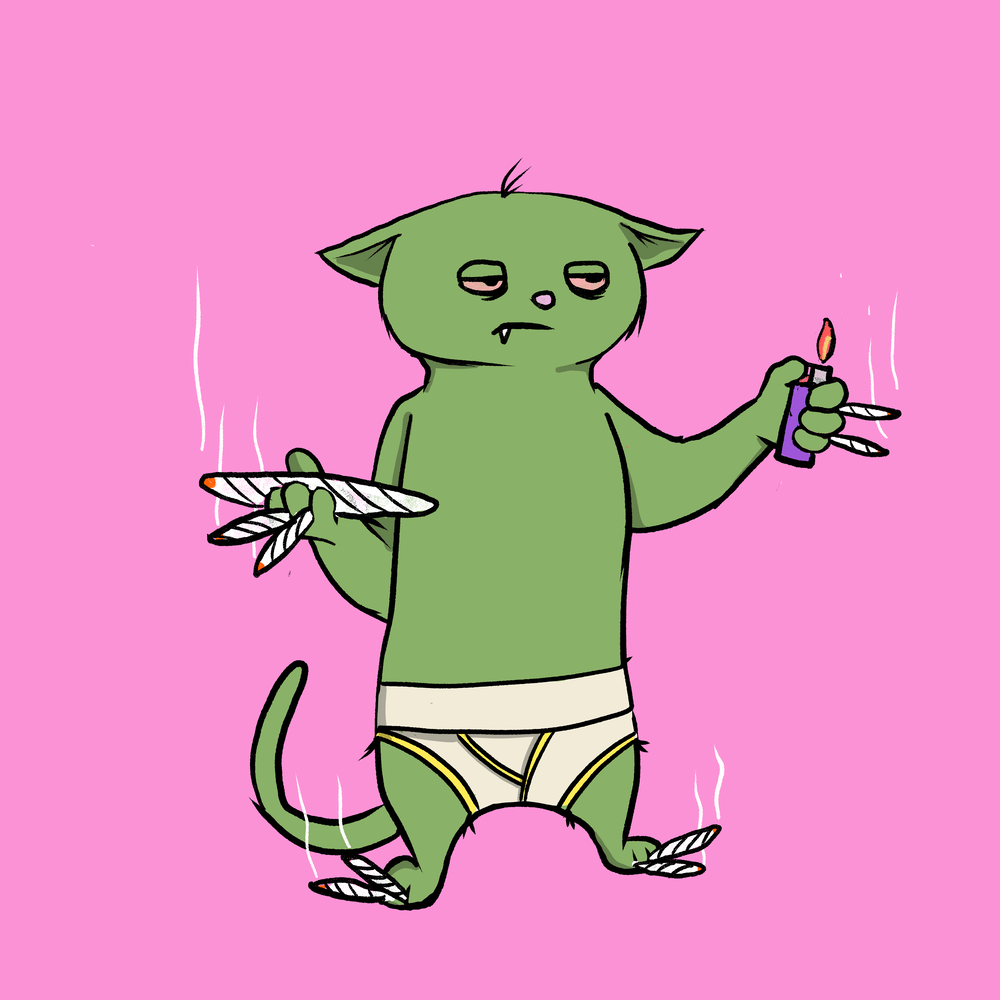 Blazed Cat #1954