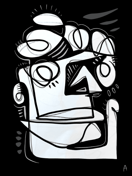 B&W FACE