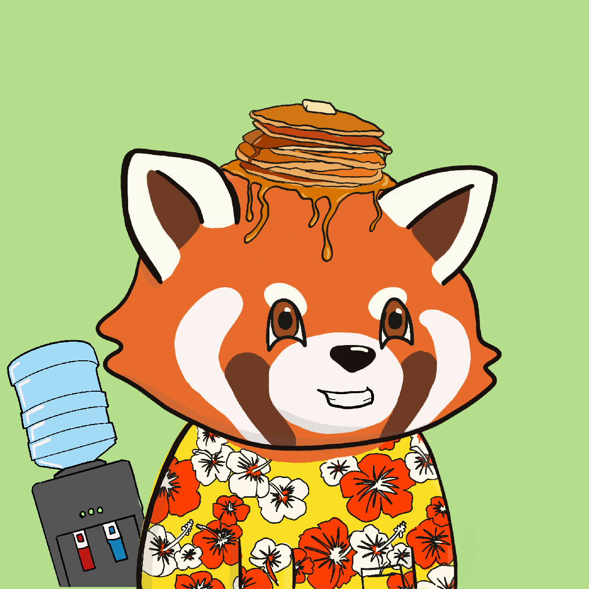 Okay Red Panda #6618