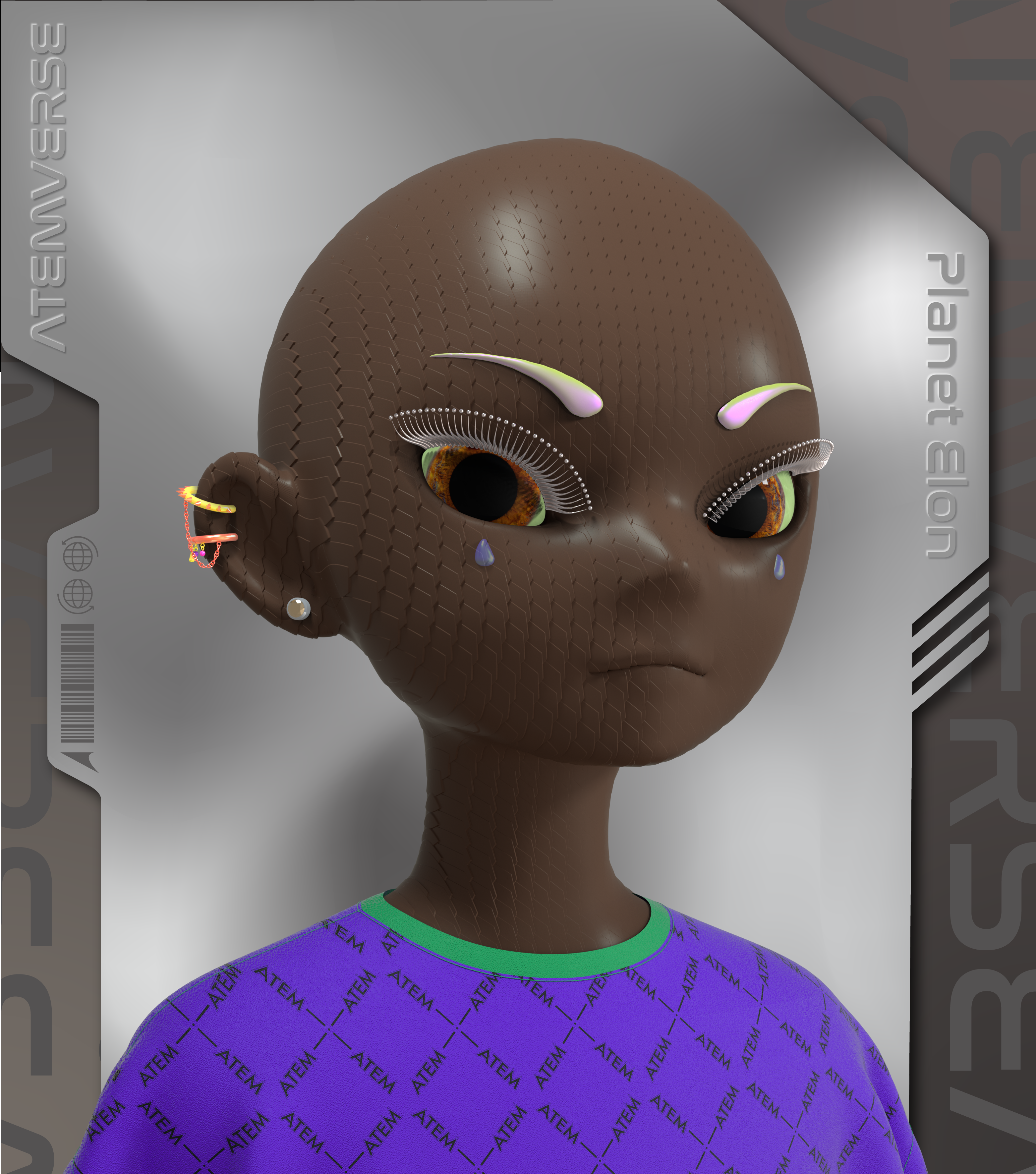 Atem NFT Passport - Planet Elon 949