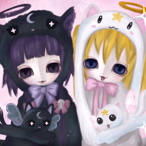♡ Luna and Hoshi Locket ♡