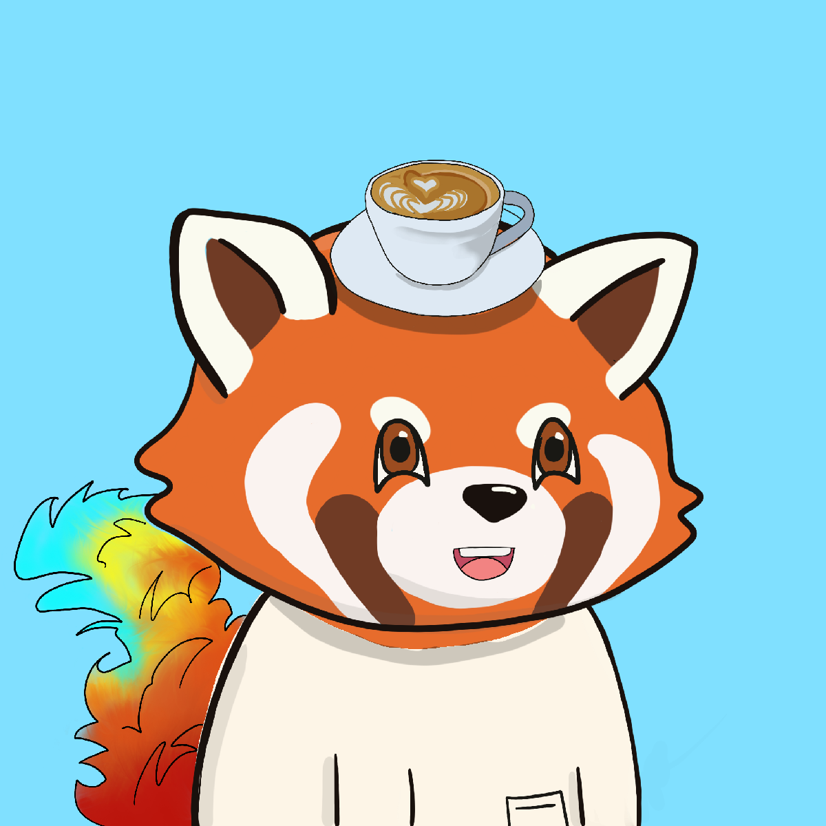 Okay Red Panda #6667